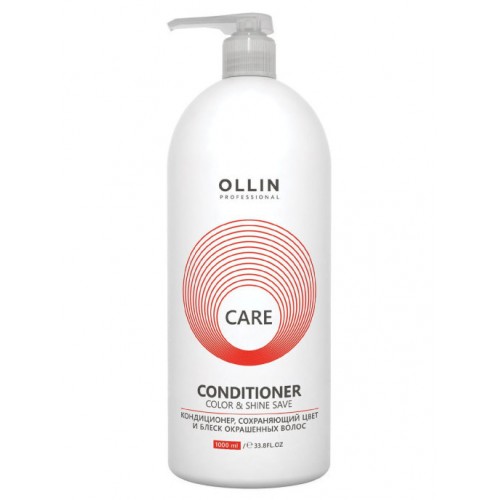 ¶Ollin Кондиционер, сохраняющий цвет и блеск окрашенных волос Care Color and Shine Save Conditioner 1000 мл