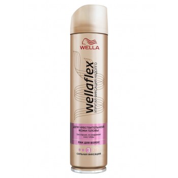 WELLAFLEX / WELLAFLEX Лак для волос для чувствительной кожи головы сильной фиксации 250 мл