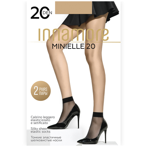 Носки  жен. 20 INNAMORE  Minima  Черные 2 пары