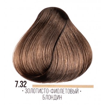 Kaaral AAA стойкая крем-краска для волос, 7.32 золотисто-фиолетовый блондин, 100 мл