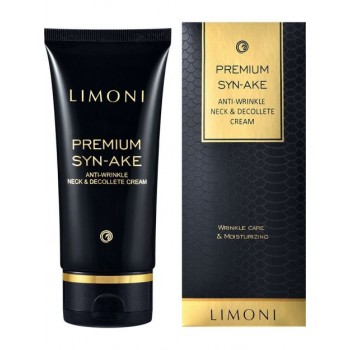 LIMONI PREMIUM SYN-AKE Антивозраст. крем д/шеи со зм. пептидом 75мл