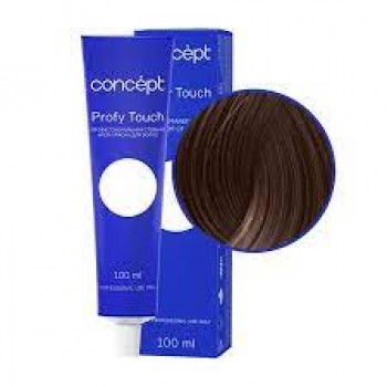 Concept / Стойкая крем-краска для волос PROFY Touch 4,73 темный коричнево-золотистый