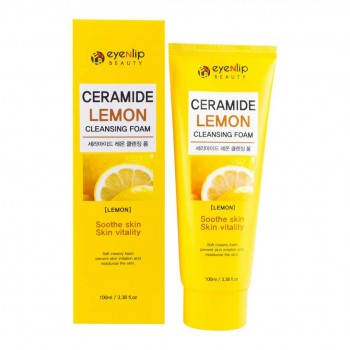 EYENLIP BEAUTY Пенка для умывания с керамидами и экстрактом лимона CERAMIDE LEMON, 100мл