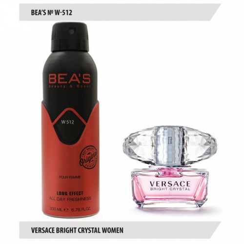 BEA'S W512 Парфюмированный дезодорант Versace Bright Crystal women 200ml