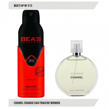 BEA'S W513 Парфюмированный дезодорант Chanel Chance Eau Fraiche for women 200ml