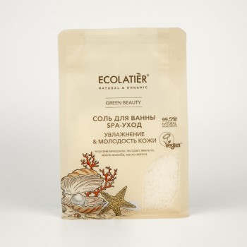 ECOLAT GREEN Соль для ванны SPA-уход 600 гр