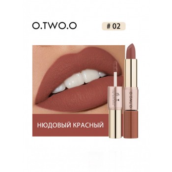 O.TWO.O Помада Rose Gold 2 in 1 тон 02 3.5 гр 9107-02