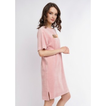 CLEVER Платье  женское LDR11-918 темно-розовый 46