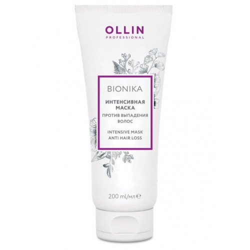 Ollin Professional / Интенсивная маска BIONIKA против выпадения волос, 200 мл