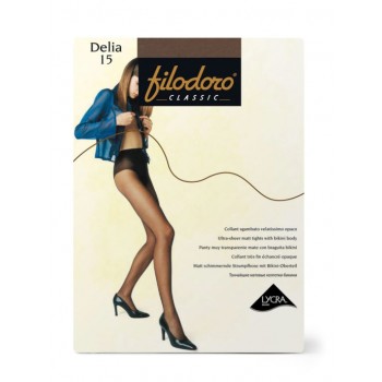 Колготки женские Filodoro Classic Delia, 15 den, размер 4-L  бронзовый