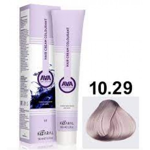 Kaaral AAA стойкая крем-краска для волос, 10,29 очень очень светлы болондин фиолетовый сандрэ 100 мл