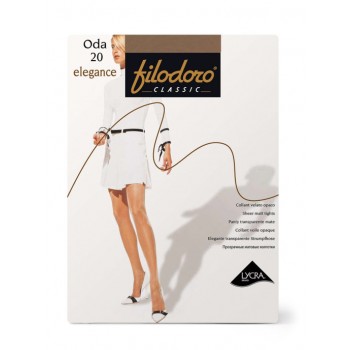 Колготки женские Filodoro Classic Oda Elegance, 20 den, размер 3-M коньяк