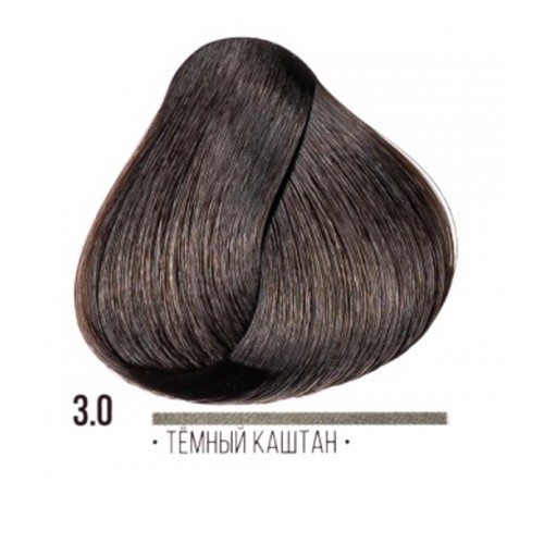 Kaaral AAA стойкая крем-краска для волос, 3.0 темный каштан, 100 мл
