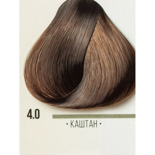 Kaaral AAA стойкая крем-краска для волос, 4.0 каштан, 100 мл