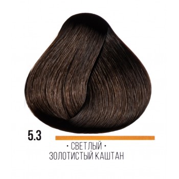 Kaaral AAA стойкая крем-краска для волос, 5,3 светлый золотистый каштан, 100 мл