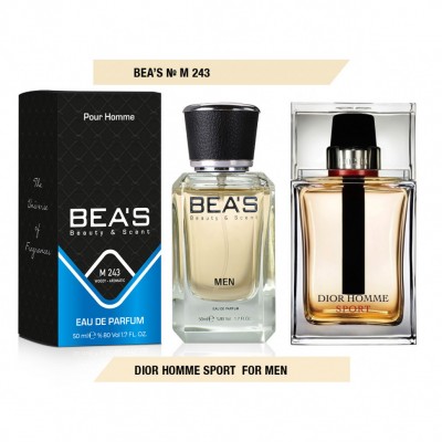 BEA'S Парфюмерная вода M243 Dior HOMME SPORT For Men 50ml