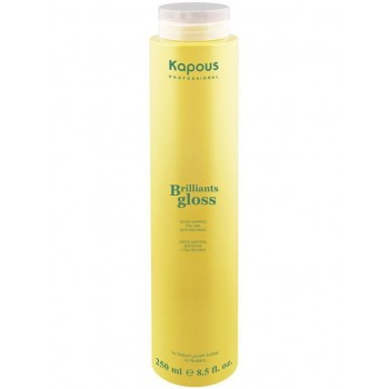 Kapous Professional / Блеск-шампунь для волос с пантенолом Brilliants gloss, 250 мл
