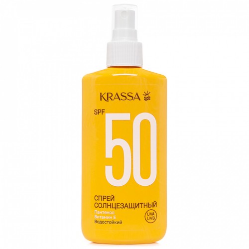 KRASSA Спрей солнцезащитный SPF 50 150мл