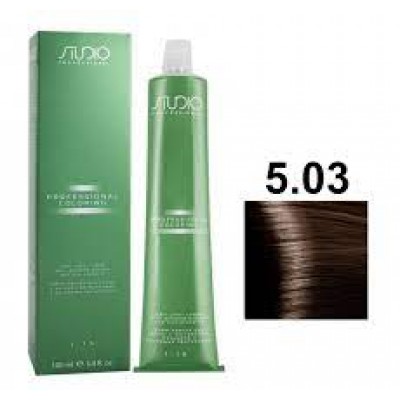 Kapous STUDIO Крем-краска для волос 5.03 теплый светло-коричневый