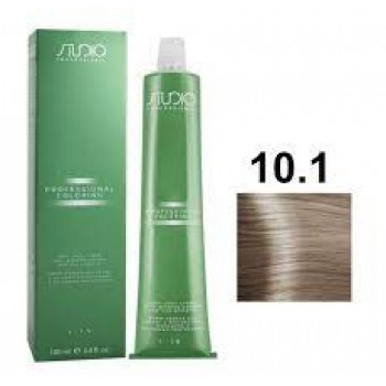Kapous Professional STUDIO/ Крем-краска для волос с экстрактом женьшеня , 10.1 пепельно-платиновый блонд,100 мл