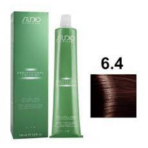 Kapous STUDIO крем-краска для волос  6.4 темный медно-коричневый