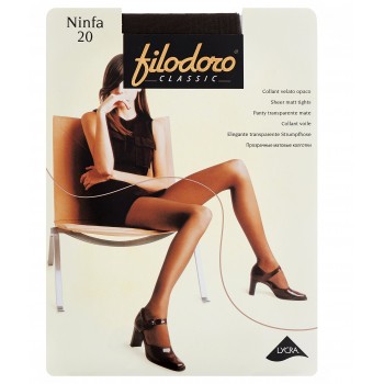 Колготки женские Filodoro Classic Ninfa, 20 den, размер 3-M, platino