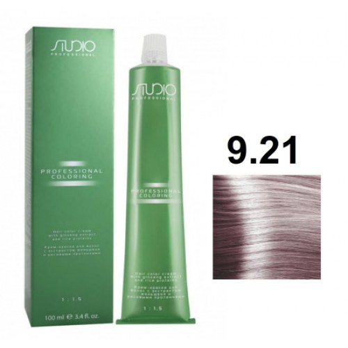 Kapous STUDIO крем-краска для волос 9.21 очень светлый фиолетово-пепельный блонд