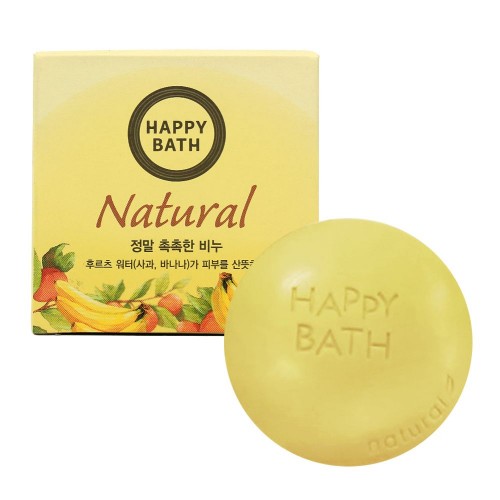 HAPPY BATH Мыло для лица и тела с экстратами фруктов 90гр