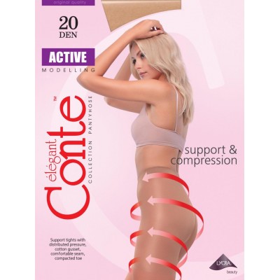 CONTE Elegant / Колготки женскиеActive 20  бронз. 4