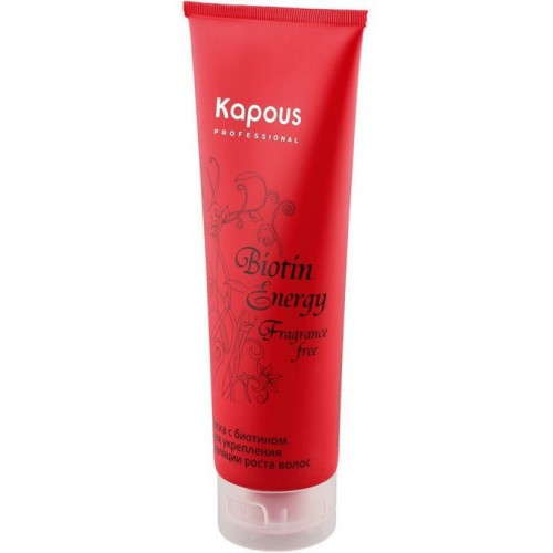 Kapous Professional / Маска с биотином для укрепления и стимуляции роста волос Biotin Energy, 250 мл