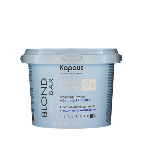 Kapous Professional / Пудра BLOND BAR для обесцвечивания волос с защитным комплексом 9+, 500 г
