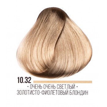 Kaaral AAA стойкая крем-краска для волос, 10,32 очень светлый золотисто-фиолетовый блондин 100мл