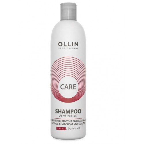 Ollin Professional / Шампунь CARE против выпадения волос с маслом миндаля, 250 мл