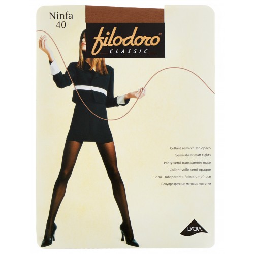 Колготки женские Filodoro Classic Ninfa, 40 den, размер 3-M, cognac (коричневый)¶