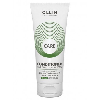 Ollin Professional / Кондиционер CARE для восстановления волос HAIR STRUCTURE RESTORE, 200 мл