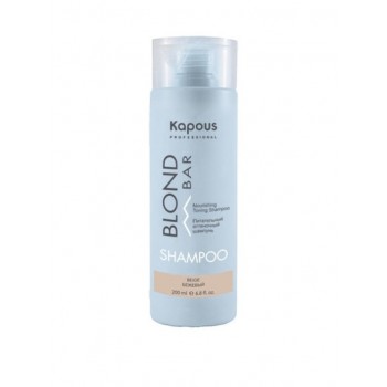 Kapous / Питательный оттеночный шампунь БЕЖЕВЫЙ Blond Bar 200мл