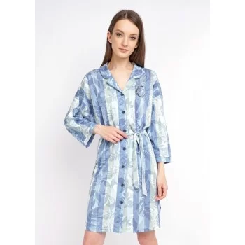 CLEVER Платье  женское LDR11-920/1 св.гол/джинс 48