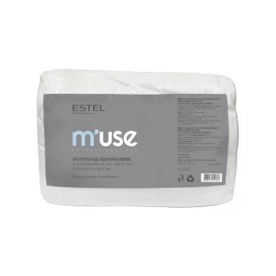 ESTEL PROFESSIONAL / Полотенце M'USE одноразовое в сложении 45 х 90 см,