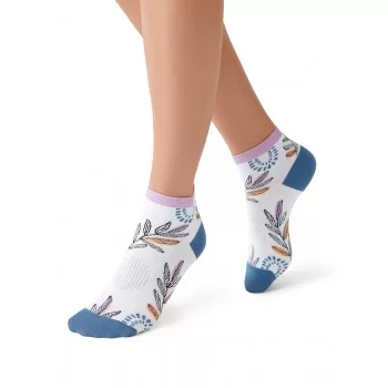 MINIMI  Носки  жен. TREND 4210 бел/джинс. 35-38 (23-25)