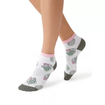 MINIMI  Носки  жен. TREND 4210 бел/милитари 39-41 (25-27)