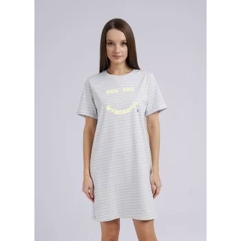 CLEVER Платье  жен.  LDR24-1102/1 (св.голубой/молочный, 46/M)