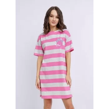 CLEVER Платье  женское LDR23-1006 молочный/розовый 48 (L)