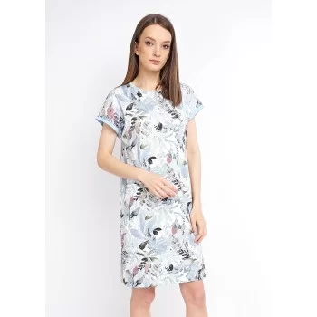 CLEVER Платье  женское LDR11-920 св.гол/бел. 54